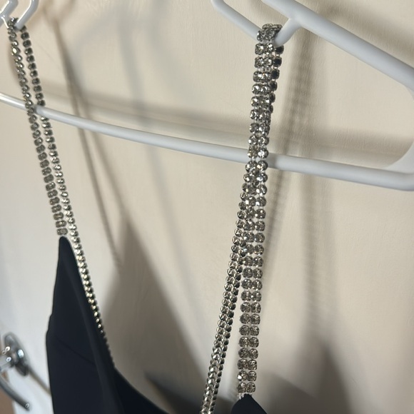 Forever 21 rhinestone strap bodysuit - Picture 2 of 5